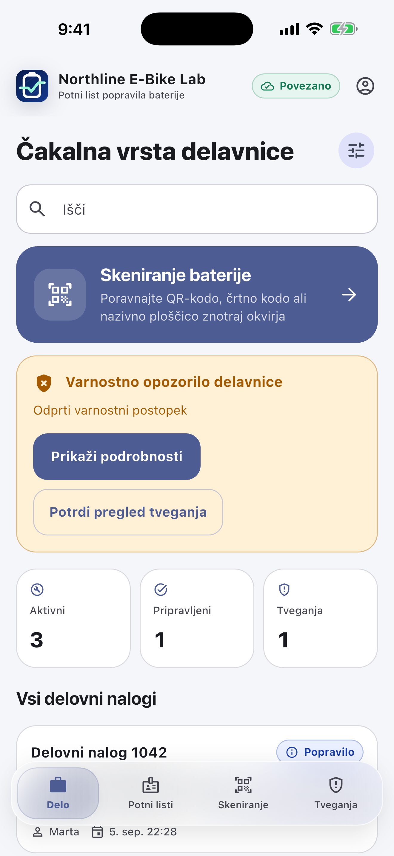 Programska oprema Battery Passport za servisne delavnice — Postavite diagnozo in pridobite odobritev